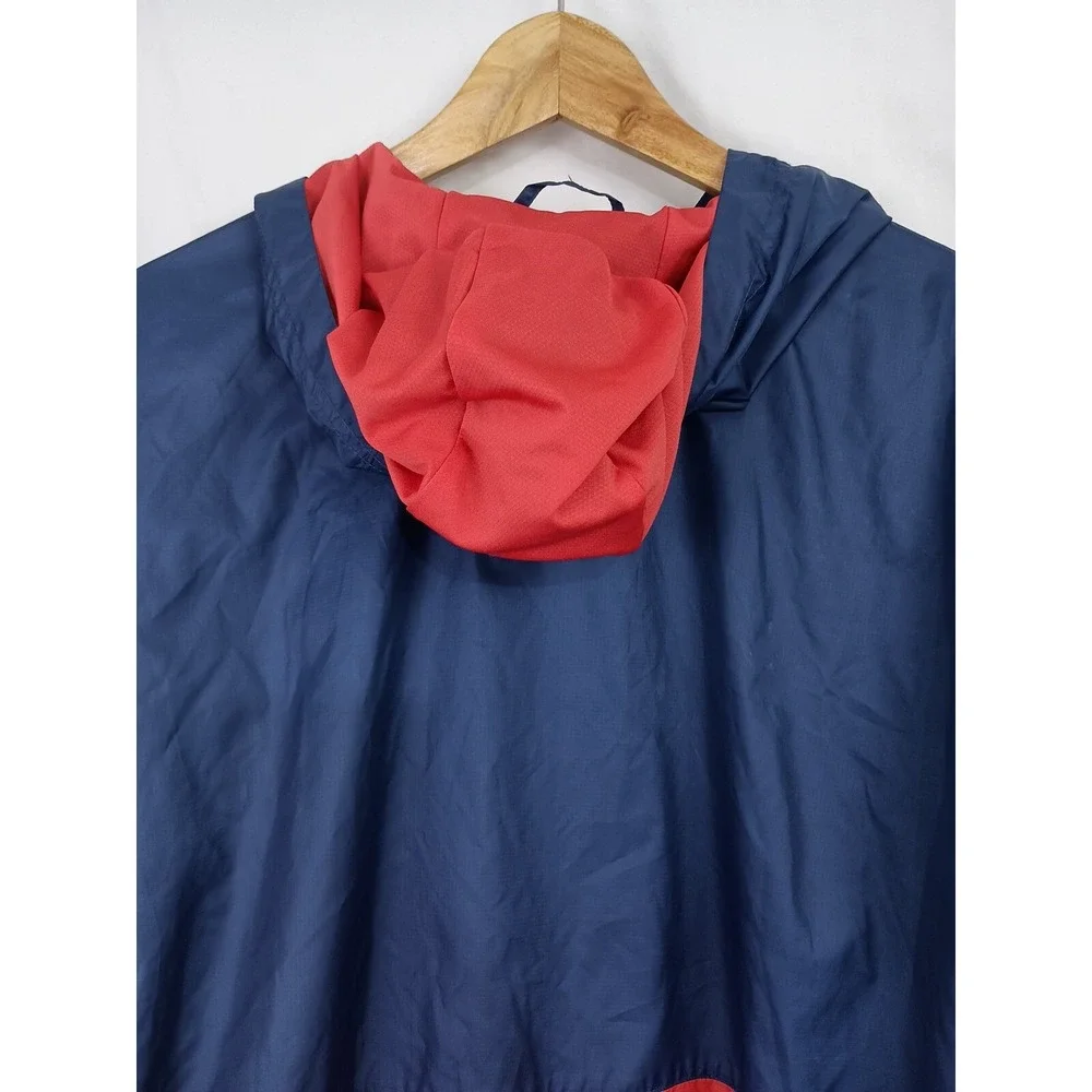 Adidas Size XL Full Zip Red And Blue Track Jacket Nylon